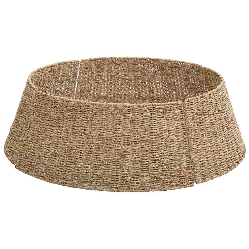 Christmas Tree Collar Brown 90 x 90 x 28 cm Seagrass