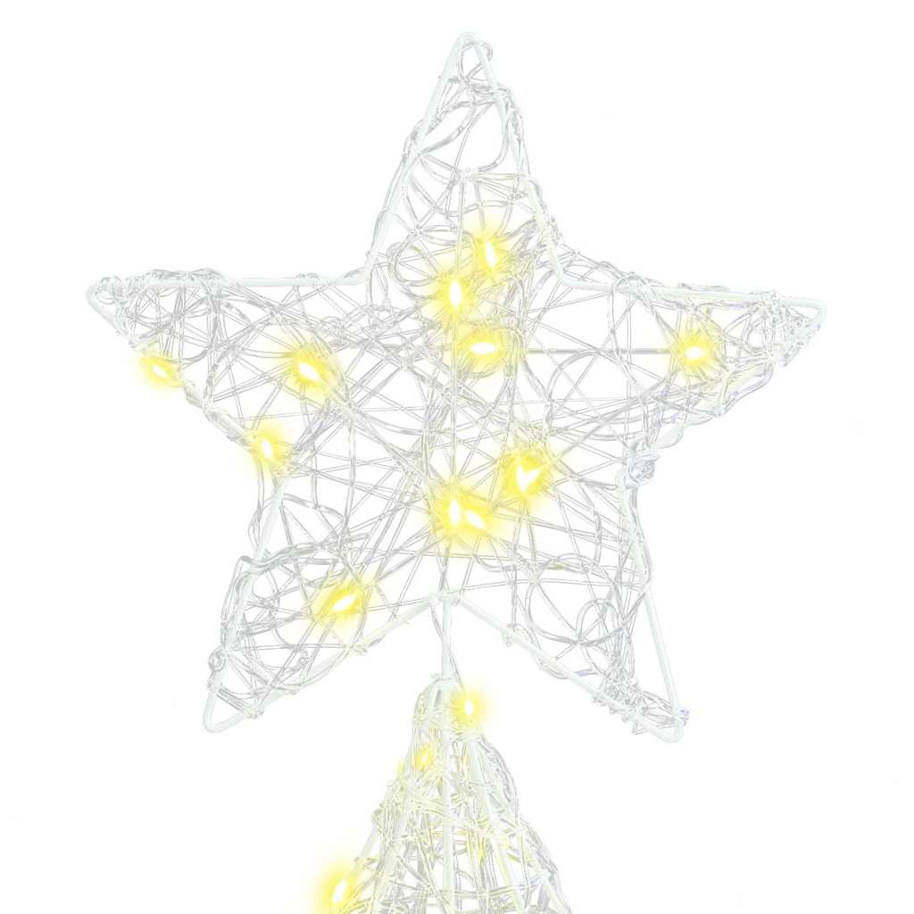 Christmas Tree with 240 LEDs Warm white 180 cm Acrylic