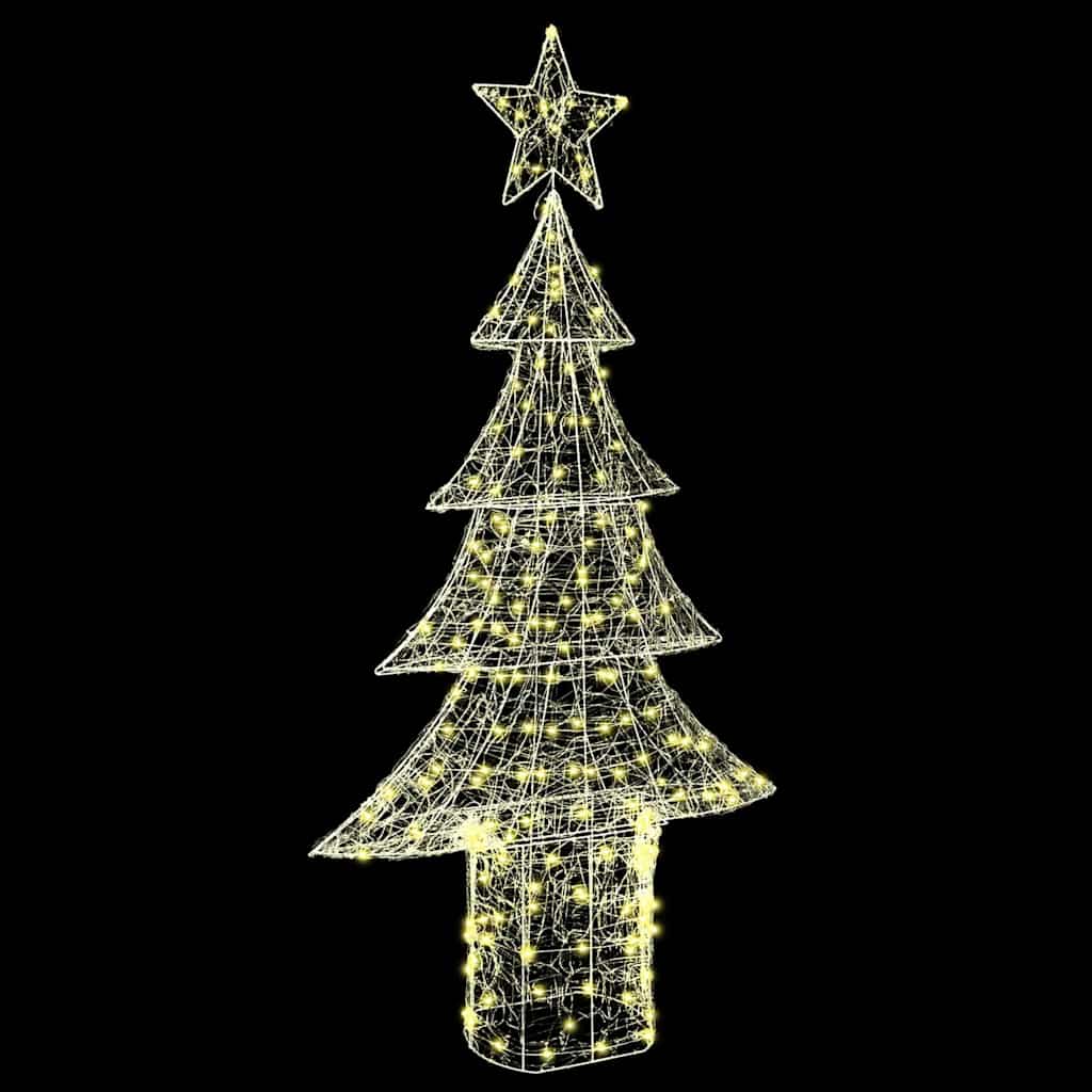 Christmas Tree with 240 LEDs Warm white 180 cm Acrylic