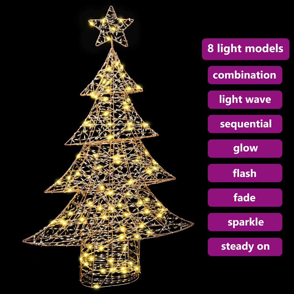 Christmas Tree with 120 LEDs Warm white 120 cm PET