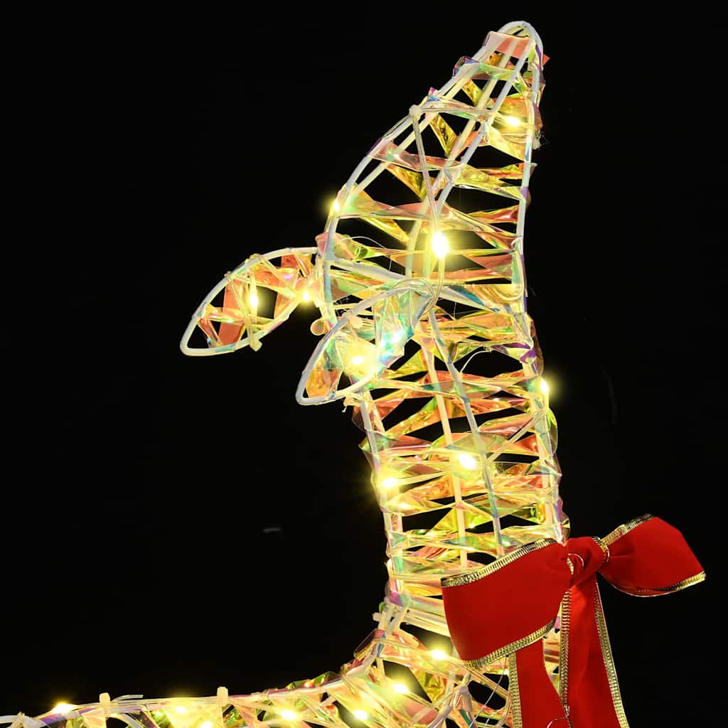 Reindeer Family 3 pcs Warm white 67 x 26 x 127 cm PET