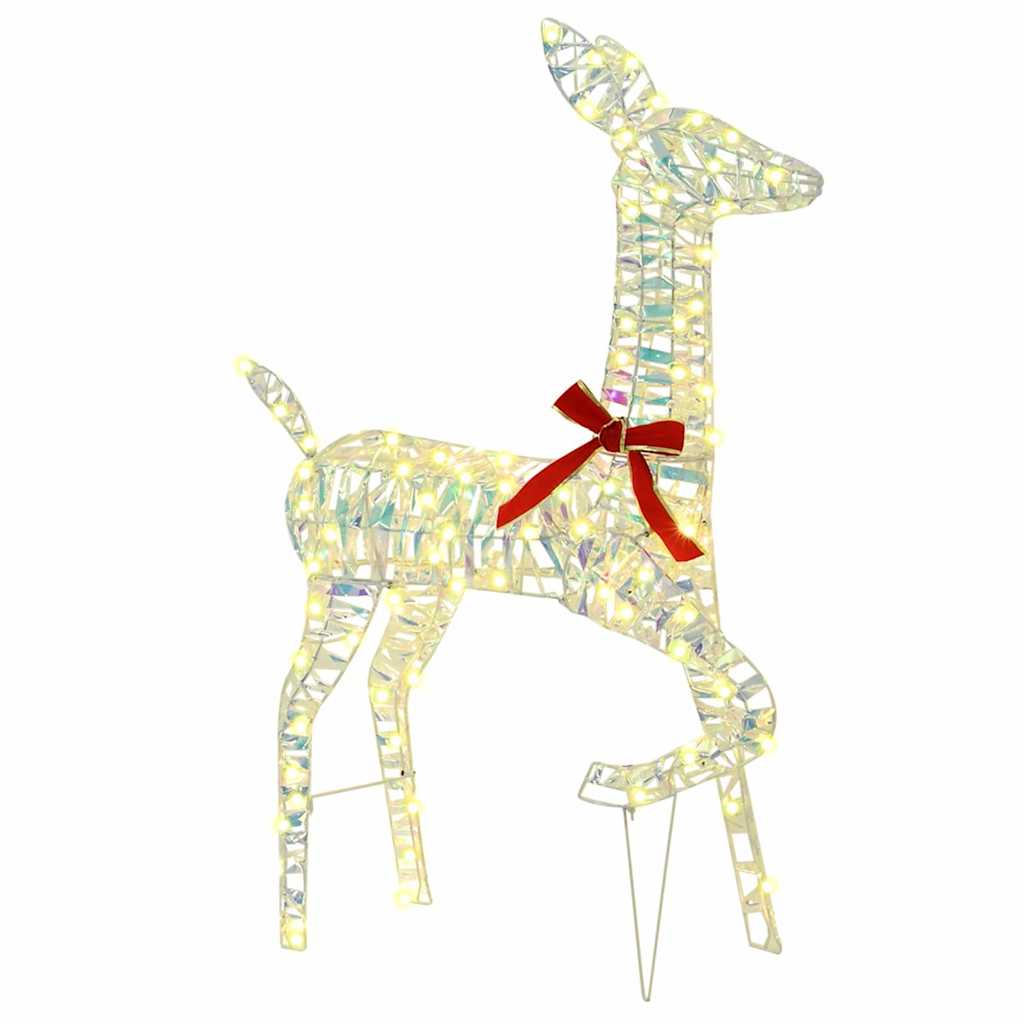 Reindeer Family 3 pcs Warm white 67 x 26 x 127 cm PET