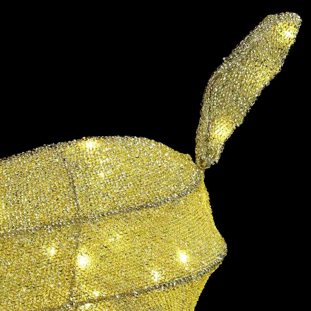 Reindeer Family 3 pcs Warm white 68 x 26 x 127 cm Fabric