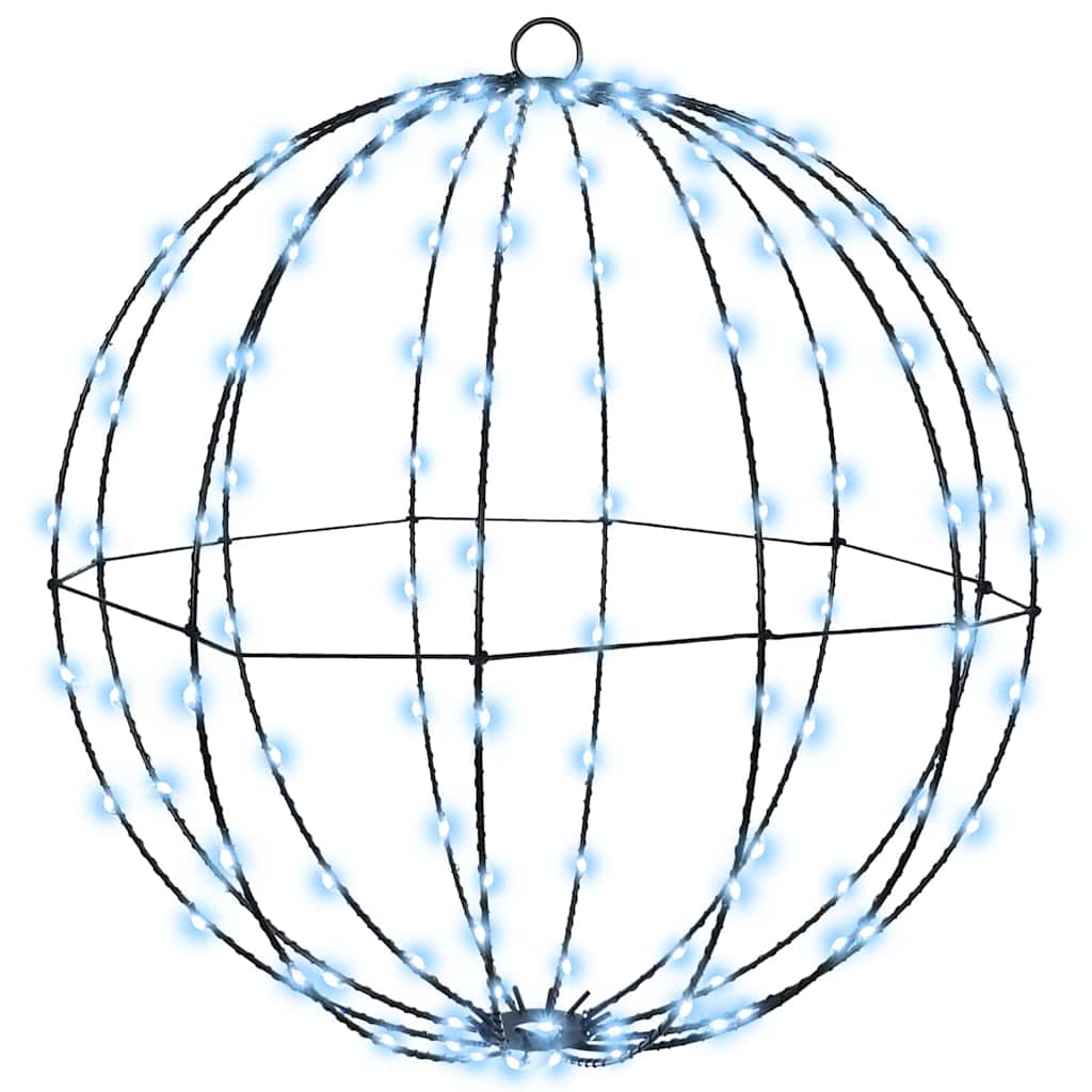 Ball with 120 LEDs Cold white 40 cm Metal