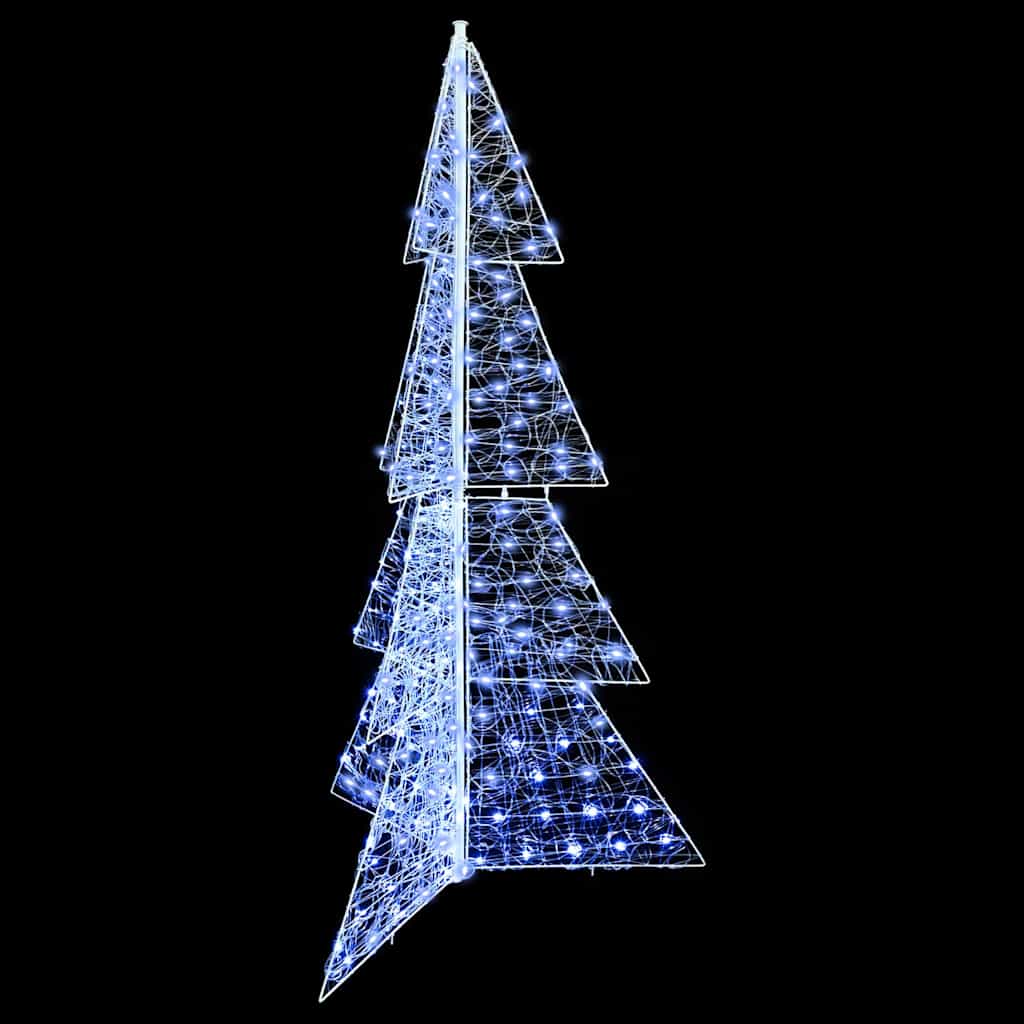 Christmas Tree with 240 LEDs Cold White 180 cm Acrylic