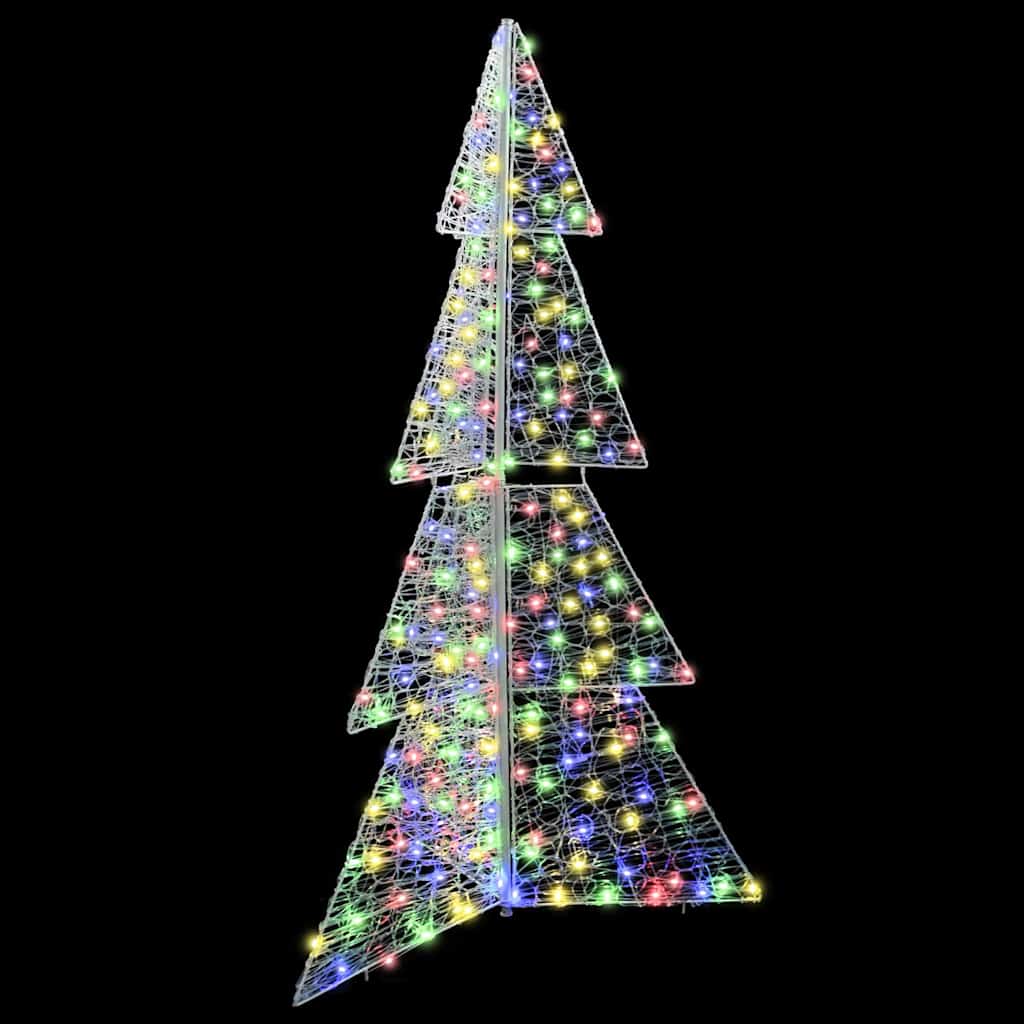 Christmas Tree with 240 LEDs Multicolour 180 cm Acrylic