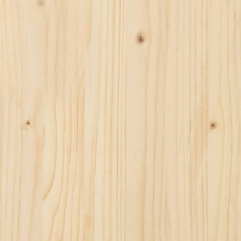 Wooden Christmas Tree with Stand Natural 150 cm Solid pine wood