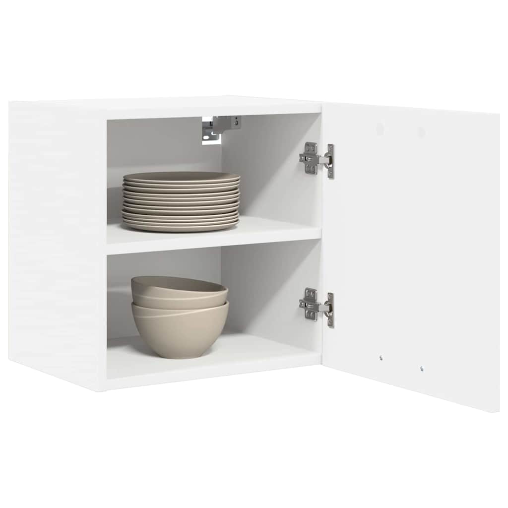 Hanging Cabinet with Shelf Riga 2 pcs White 40 x 31 x 40 cm
