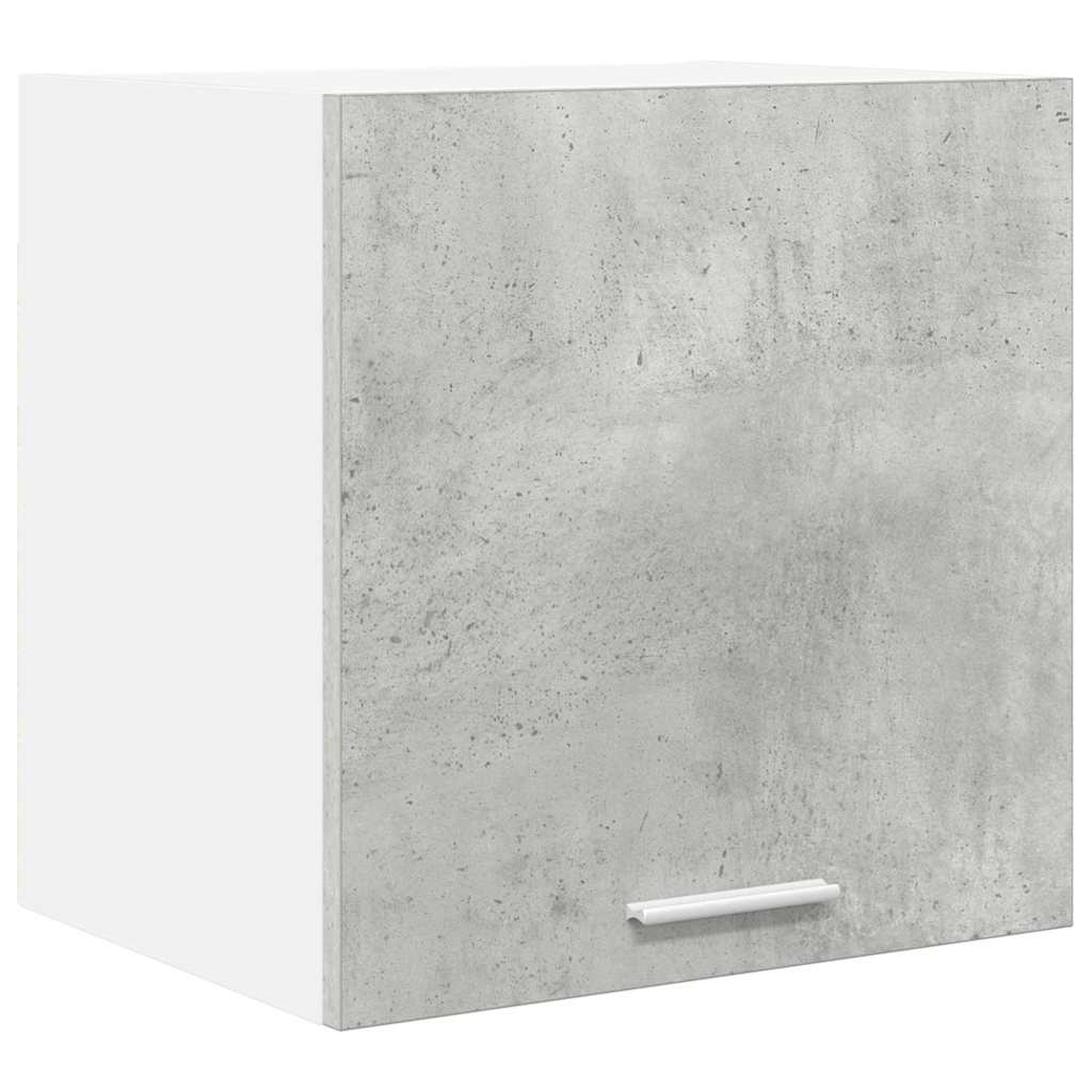 Hanging Cabinet with Shelf Riga 2 pcs Concrete Grey and White