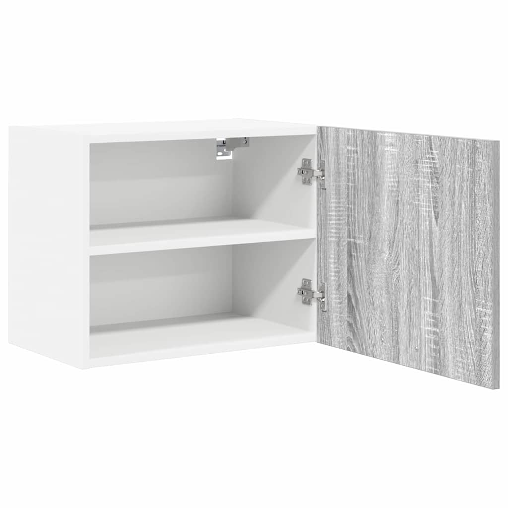 Hanging Cabinet Riga Grey Sonoma and White 50 x 31 x 40 cm