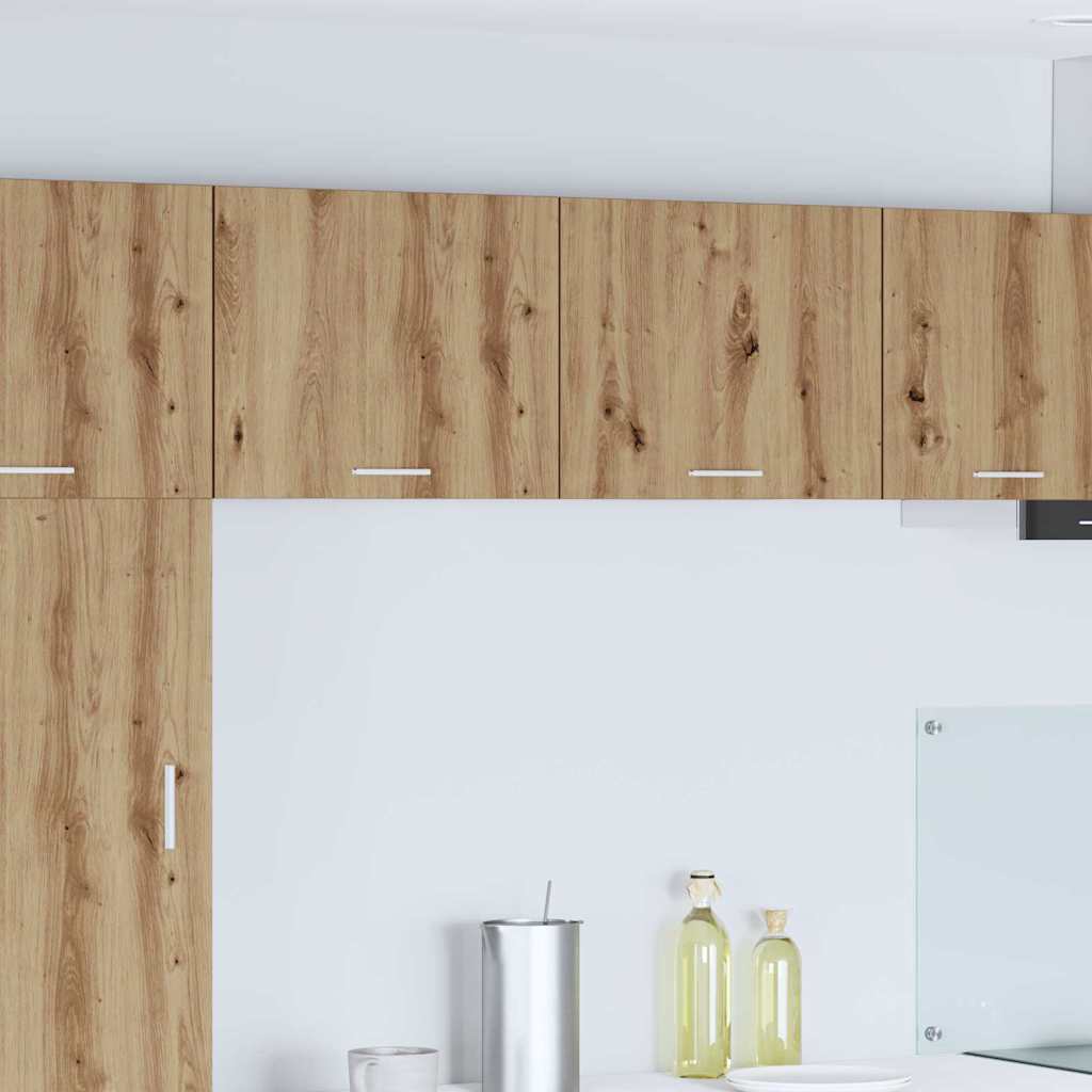 Hanging Cabinet Riga Artisan Oak and White 50 x 31 x 40 cm