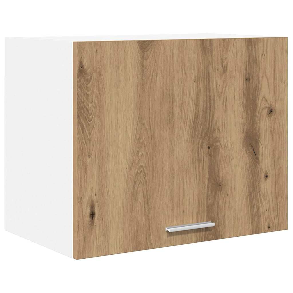 Hanging Cabinet Riga Artisan Oak and White 50 x 31 x 40 cm