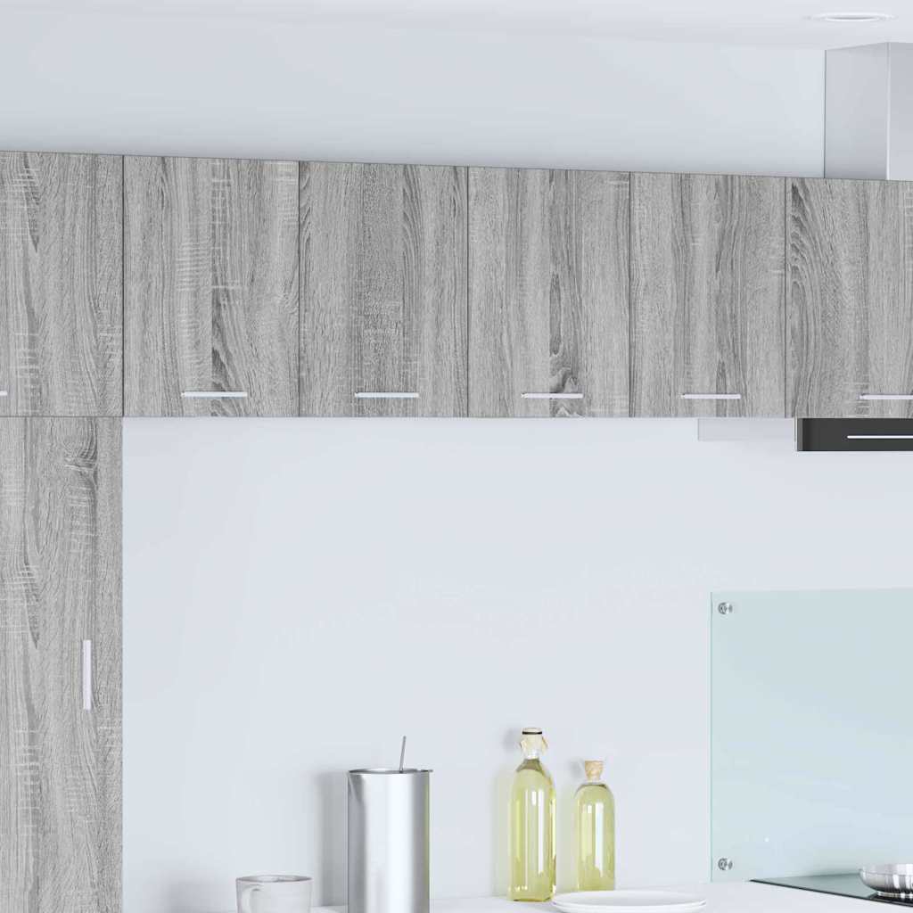 Hanging Cabinet Riga Grey Sonoma and White 60 x 31 x 40 cm