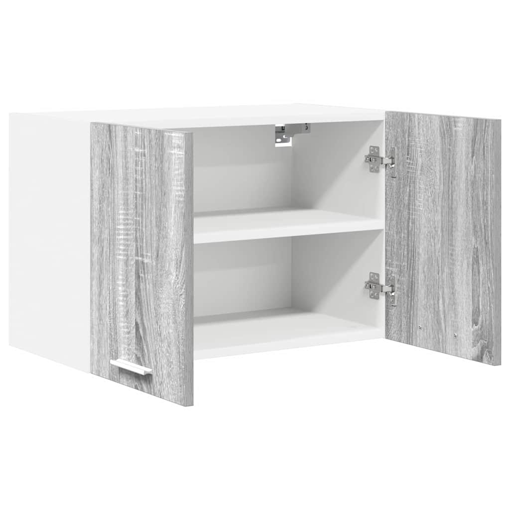 Hanging Cabinet Riga Grey Sonoma and White 60 x 31 x 40 cm