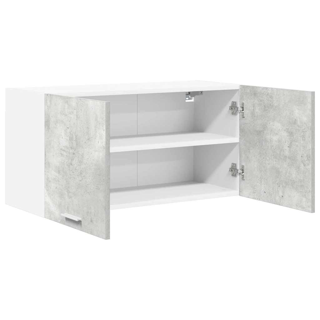 Hanging Cabinet with Shelf Riga Concrete Grey 80 x 31 x 40 cm
