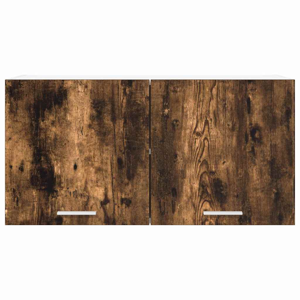 Hanging Cabinet Riga Smoked Oak 80 x 31 x 40 cm Engineered Wood