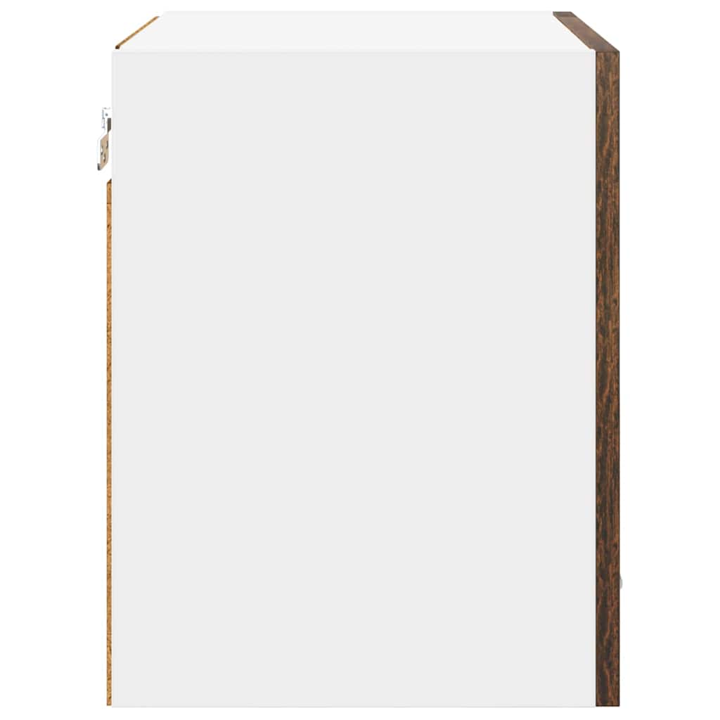 Hanging Cabinet Riga Smoked Oak 40 x 31 x 40 cm Engineered Wood