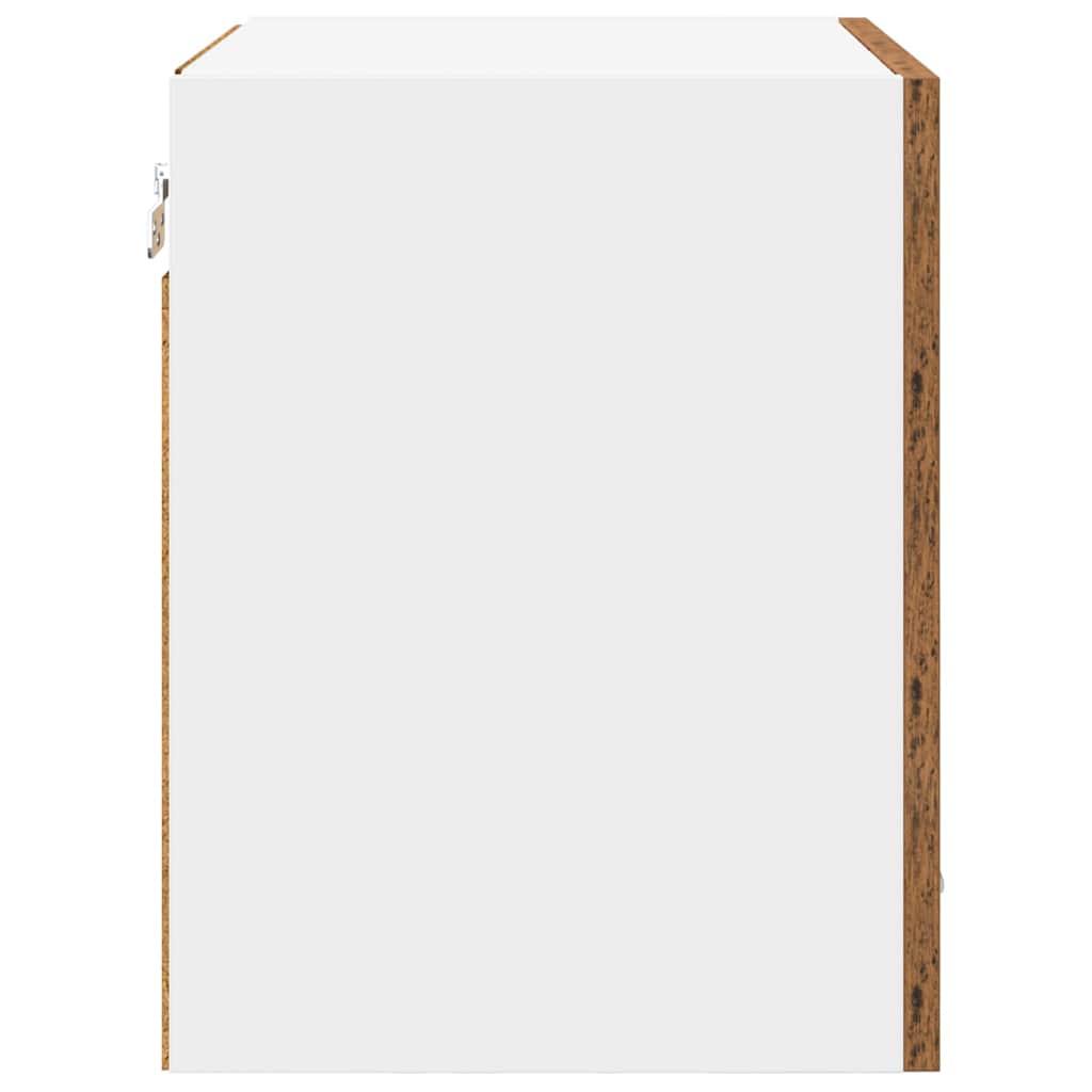 Hanging Cabinet with Shelf Riga 2 pcs Old Wood 40 x 31 x 40 cm