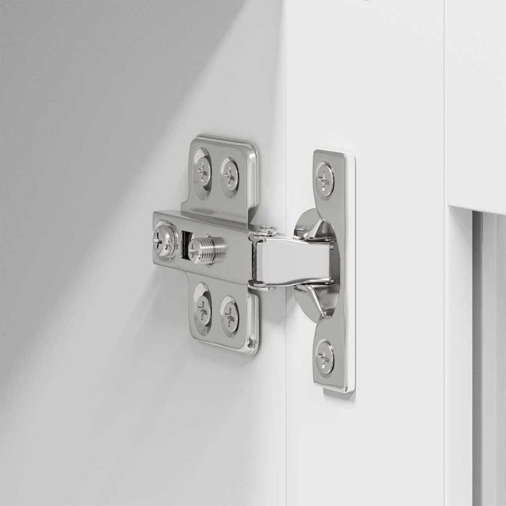 Hanging Cabinet with Shelf Riga 2 pcs White 60 x 31 x 40 cm