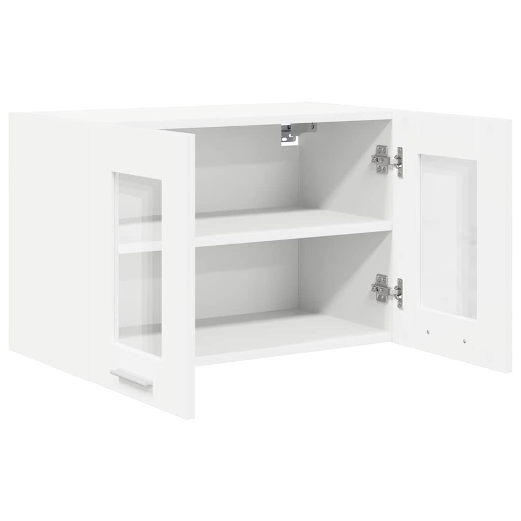 Hanging Cabinet with Shelf Riga 2 pcs White 60 x 31 x 40 cm
