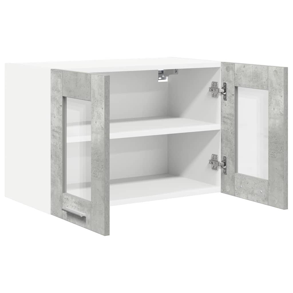 Hanging Cabinet Riga 2 pcs Concrete Grey 60 x 31 x 40 cm