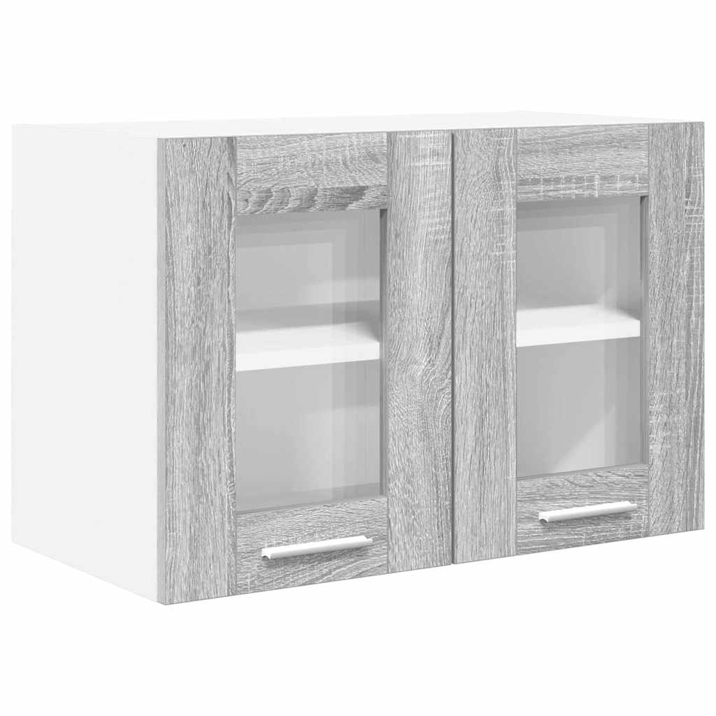 Hanging Cabinet Riga 2 pcs Grey Sonoma 60 x 31 x 40 cm