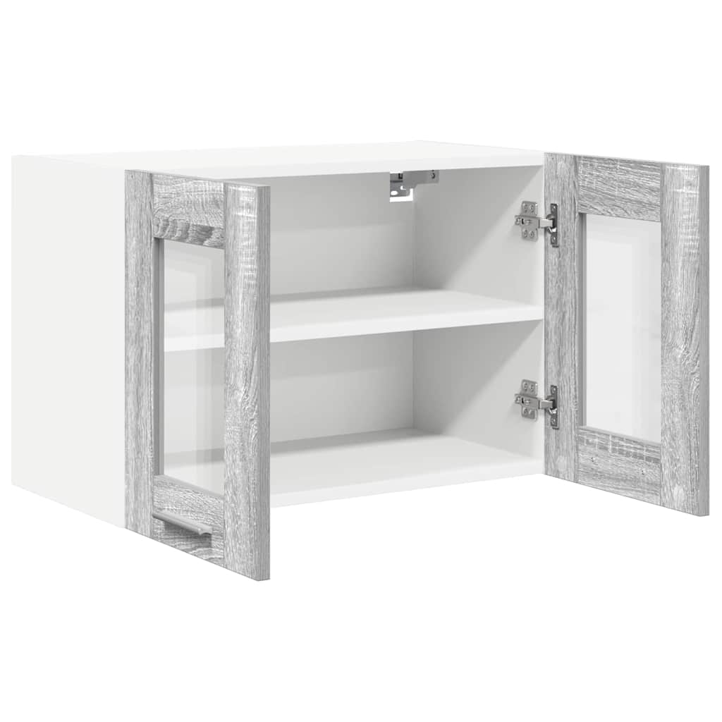 Hanging Cabinet Riga 2 pcs Grey Sonoma 60 x 31 x 40 cm
