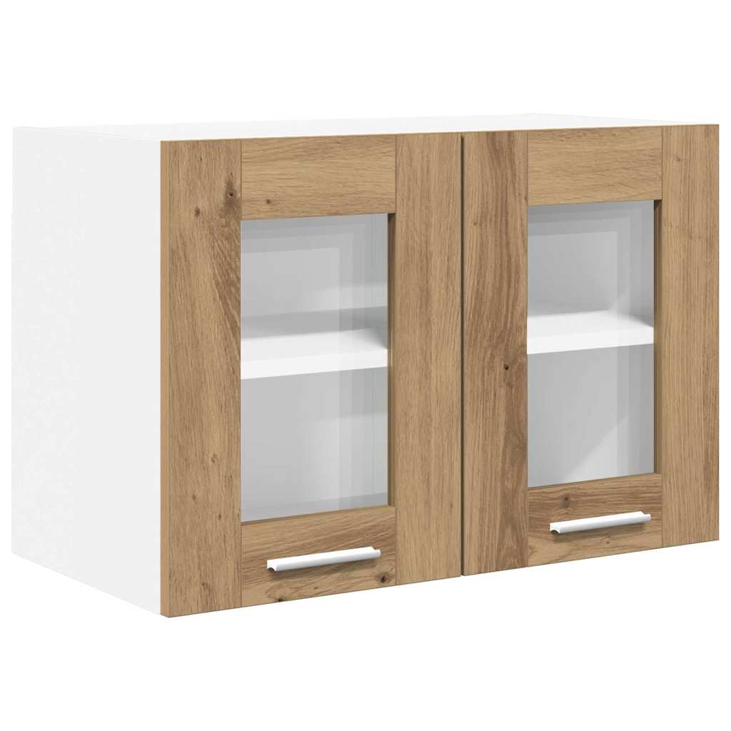 Hanging Cabinet Riga 2 pcs Artisan Oak 60 x 31 x 40 cm