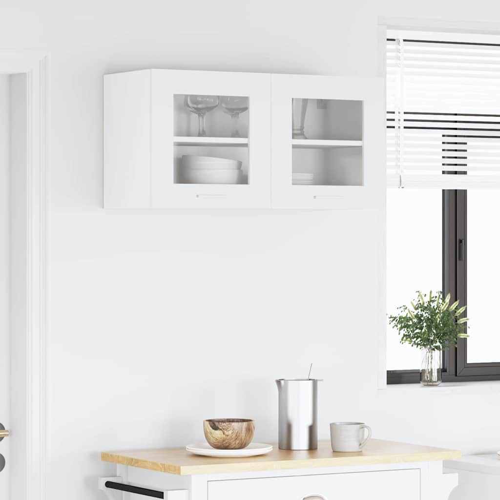 Hanging Cabinet Riga White 80 x 31 x 40 cm Engineered Wood