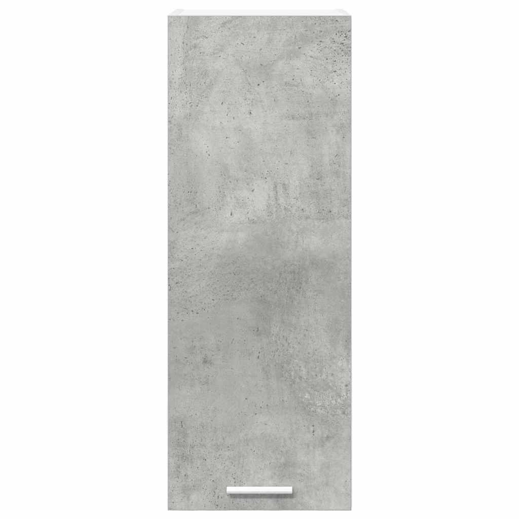 Hanging Cabinet Riga Concrete Grey and White 30 x 31 x 80 cm