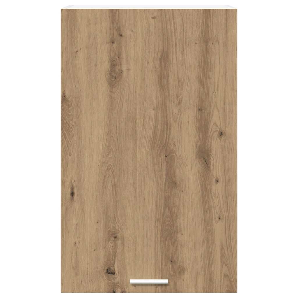 Hanging Cabinet Riga Artisan Oak and White 50 x 31 x 80 cm