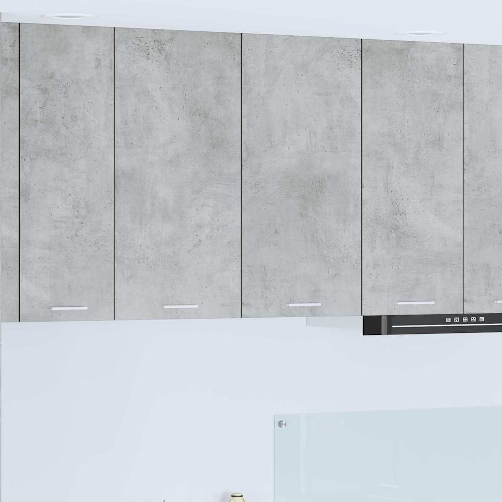 Hanging Cabinet with Shelf Riga Concrete Grey 80 x 31 x 80 cm