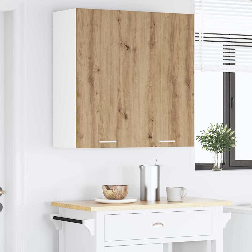 Hanging Cabinet with Shelf Riga Artisan Oak 80 x 31 x 80 cm