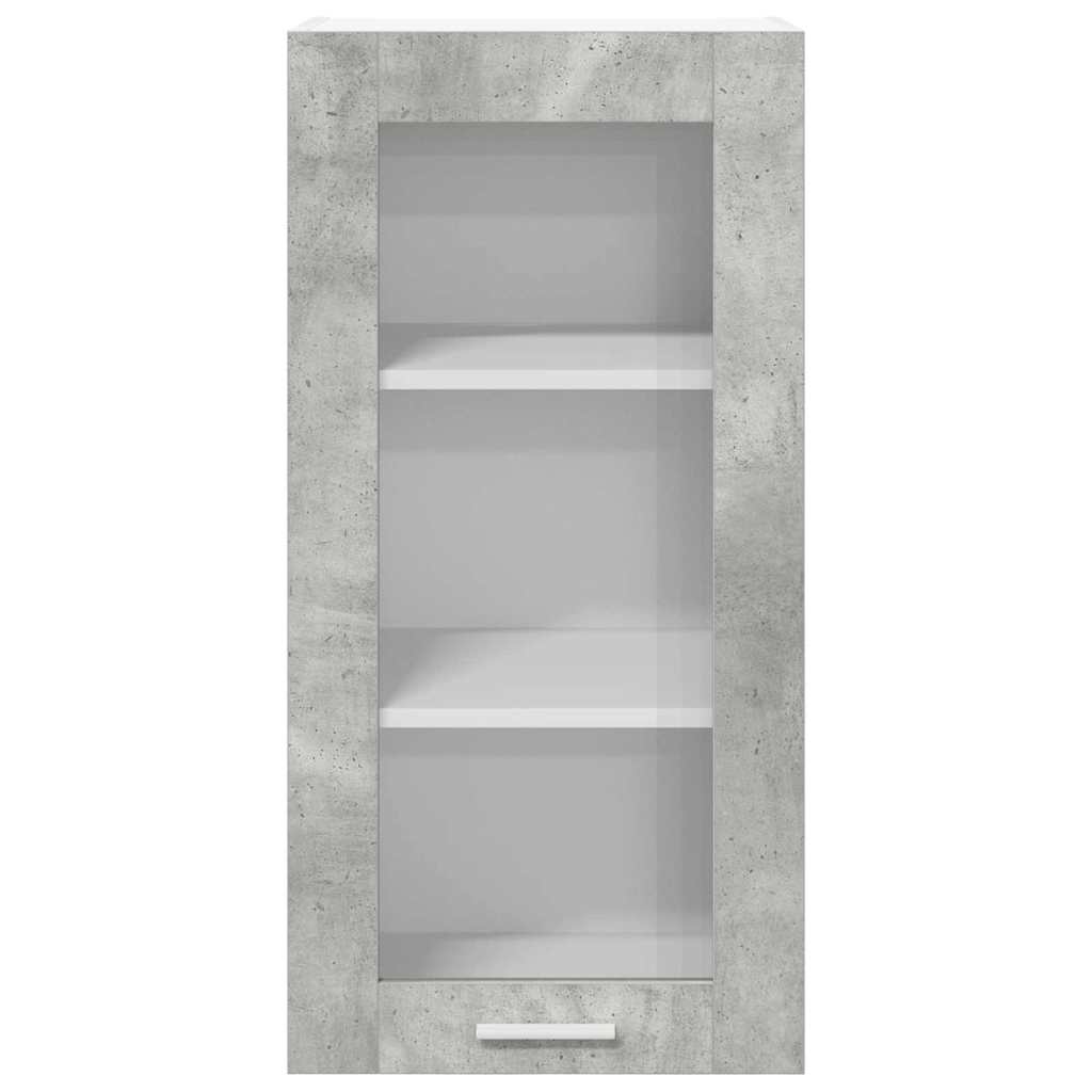 Hanging Cabinet Riga 2 pcs Concrete Grey 40 x 31 x 80 cm