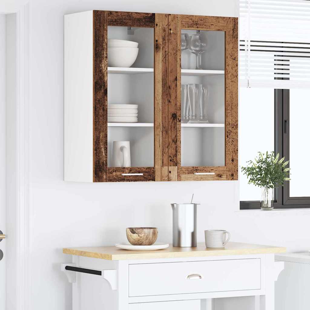 Hanging Cabinet Riga Old Wood 40 x 31 x 80 cm Engineered Wood
