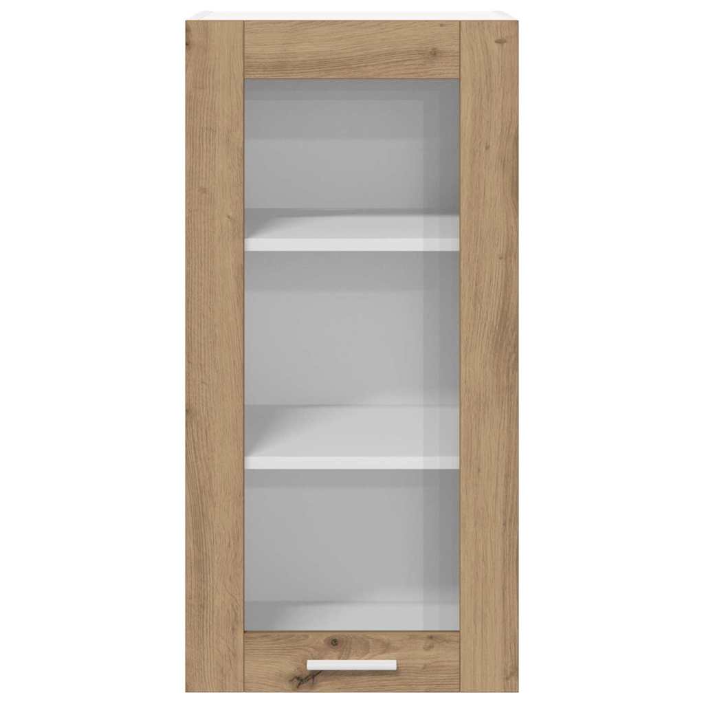 Hanging Cabinet Riga 2 pcs Artisan Oak 40 x 31 x 80 cm