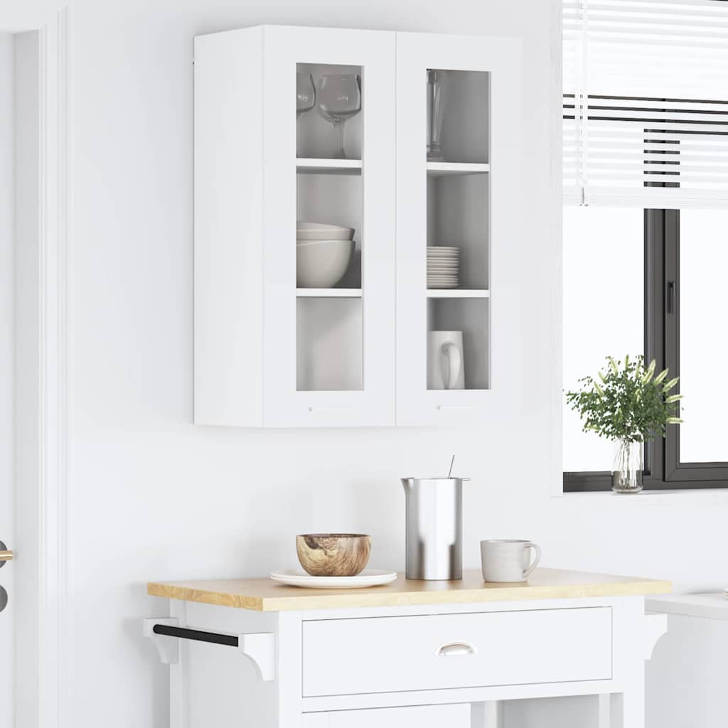 Hanging Cabinet Riga White 60 x 31 x 80 cm Engineered Wood