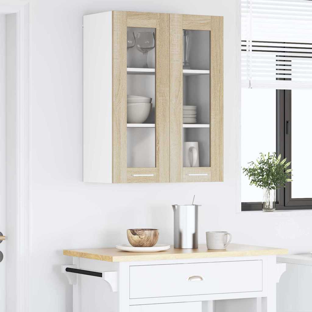 Hanging Cabinet Riga Sonoma Oak 60 x 31 x 80 cm Engineered Wood