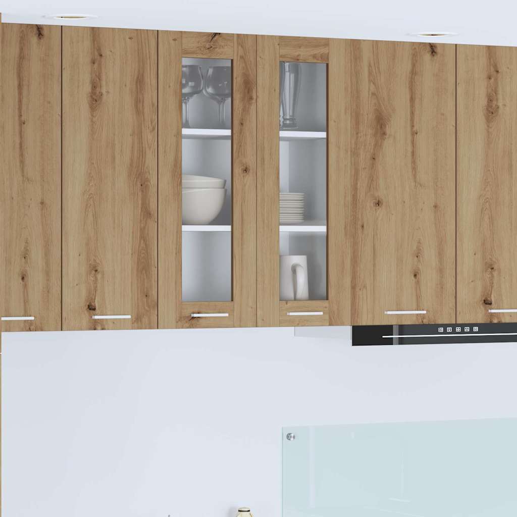 Hanging Cabinet with Shelf Riga Artisan Oak 60 x 31 x 80 cm