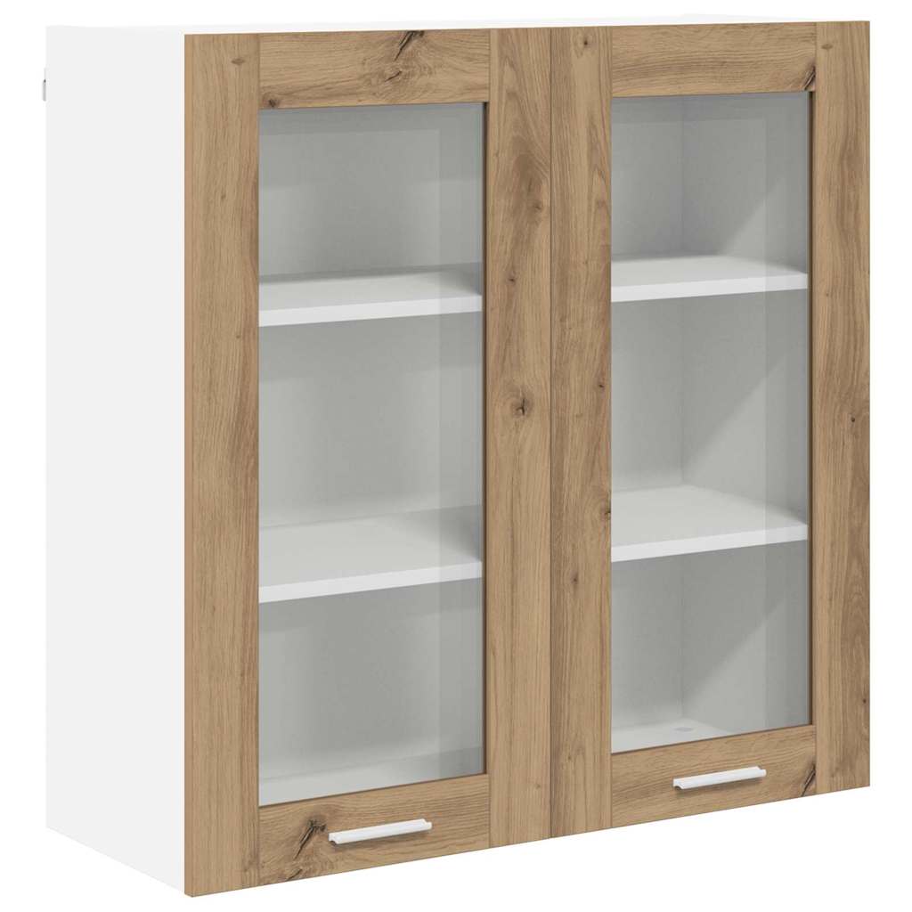 Hanging Cabinet with Shelf Riga Artisan Oak 80 x 31 x 80 cm