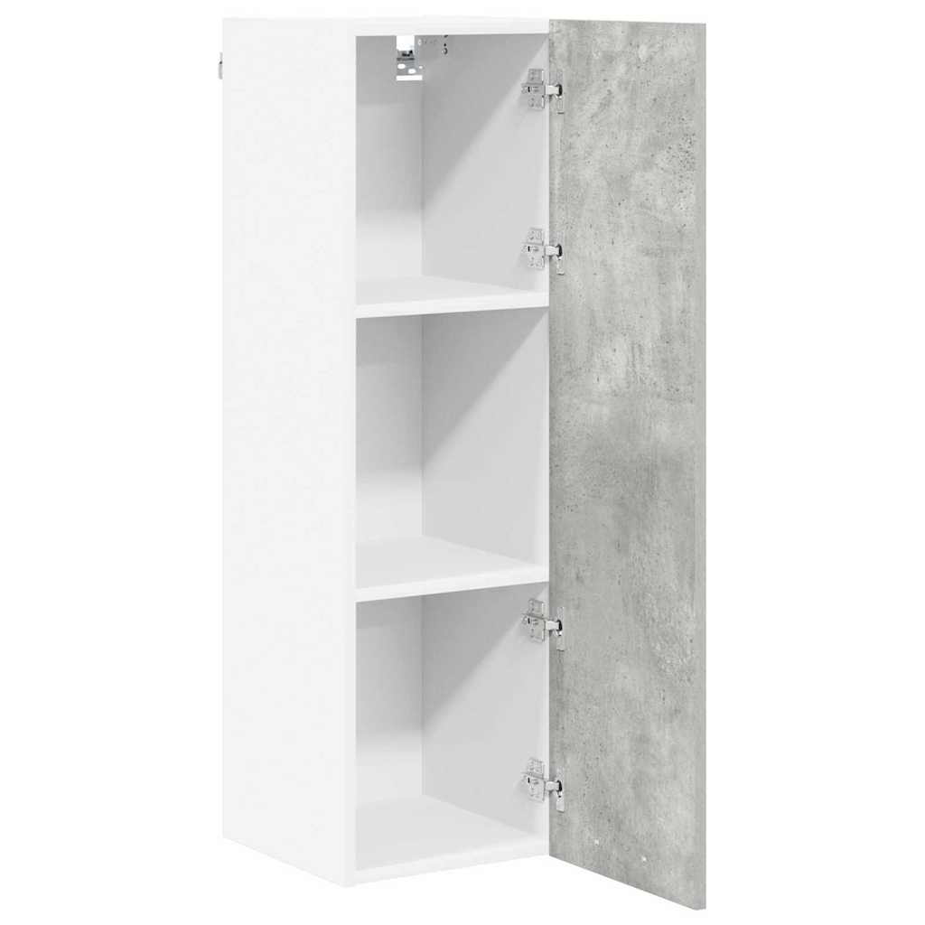 Hanging Cabinet with Shelf Riga Concrete Grey 30 x 31 x 100 cm