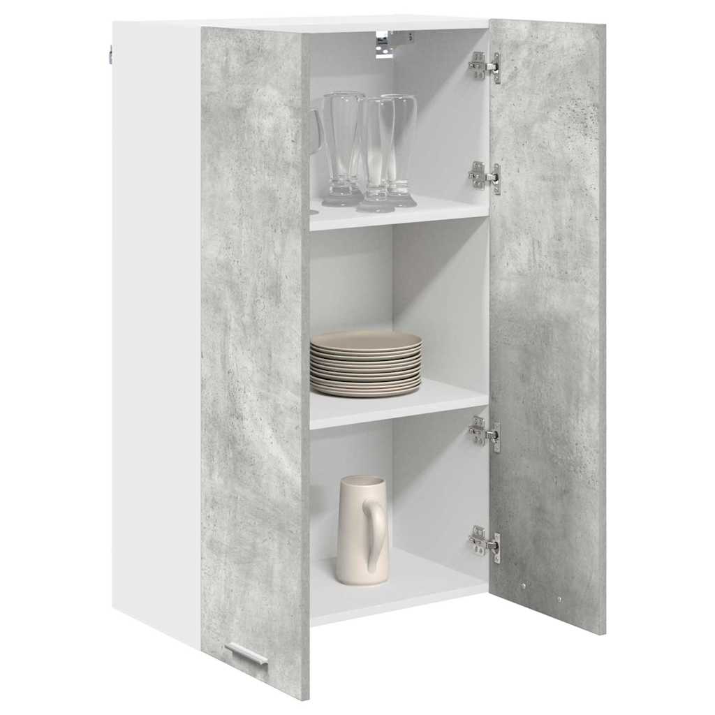 Hanging Cabinet with Shelf Riga Concrete Grey 60 x 31 x 100 cm