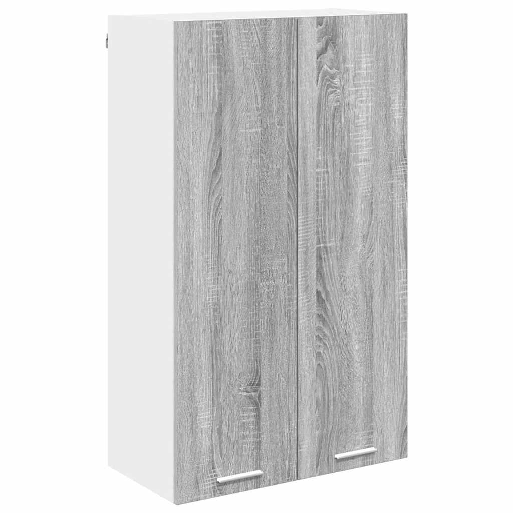 Hanging Cabinet with Shelf Riga Grey Sonoma 60 x 31 x 100 cm