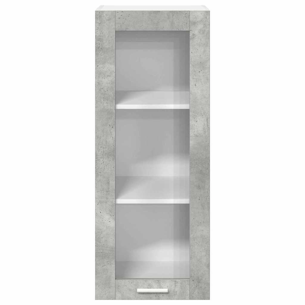 Hanging Cabinet with Shelf Riga Concrete Grey 40 x 31 x 100 cm