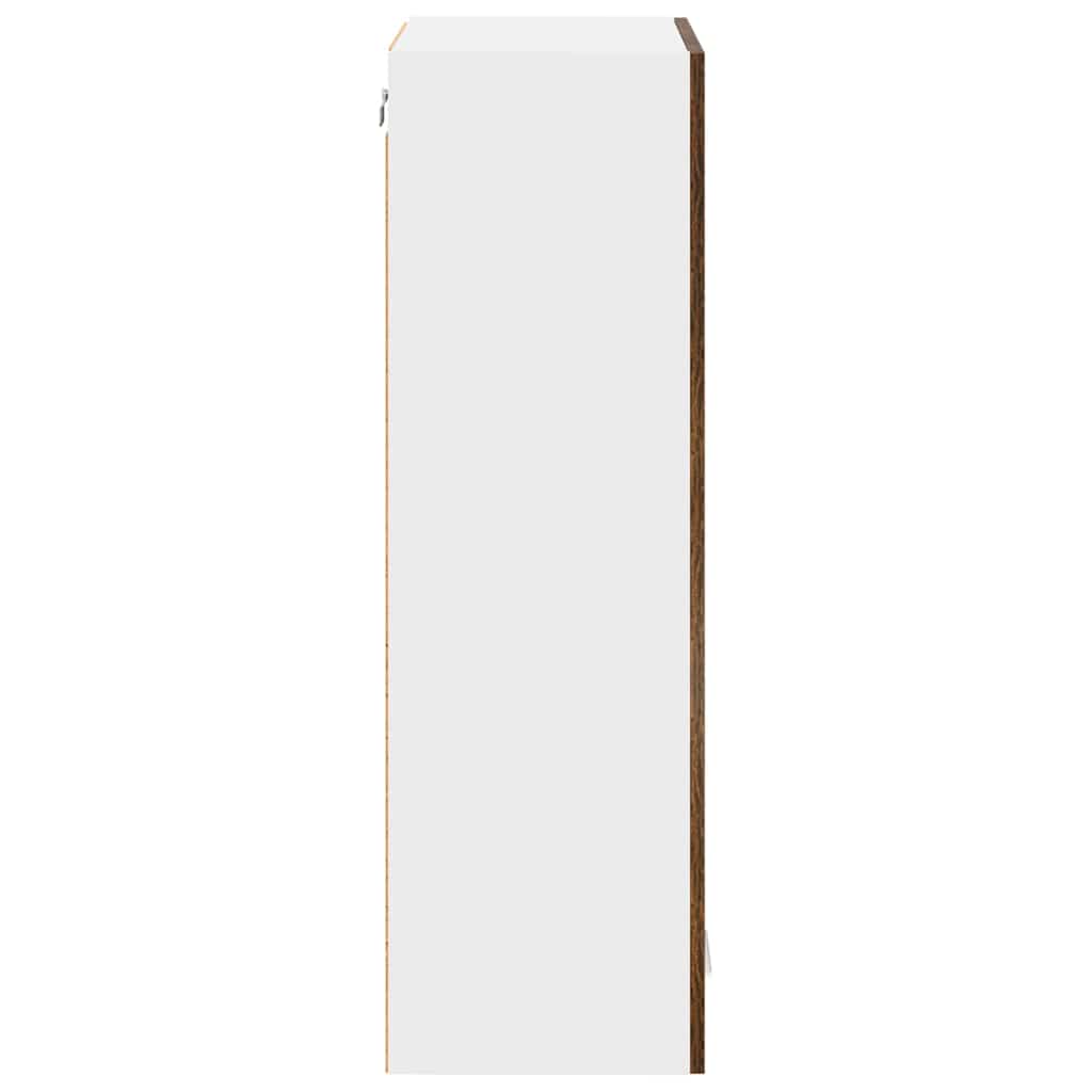 Hanging Cabinet with Shelf Riga Smoked Oak 40 x 31 x 100 cm