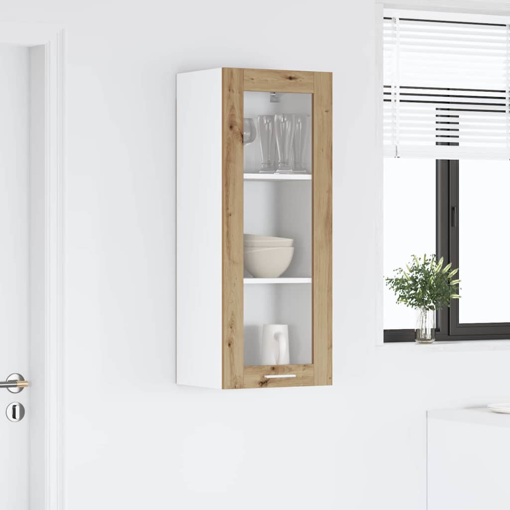 Hanging Cabinet with Shelf Riga Artisan Oak 40 x 31 x 100 cm