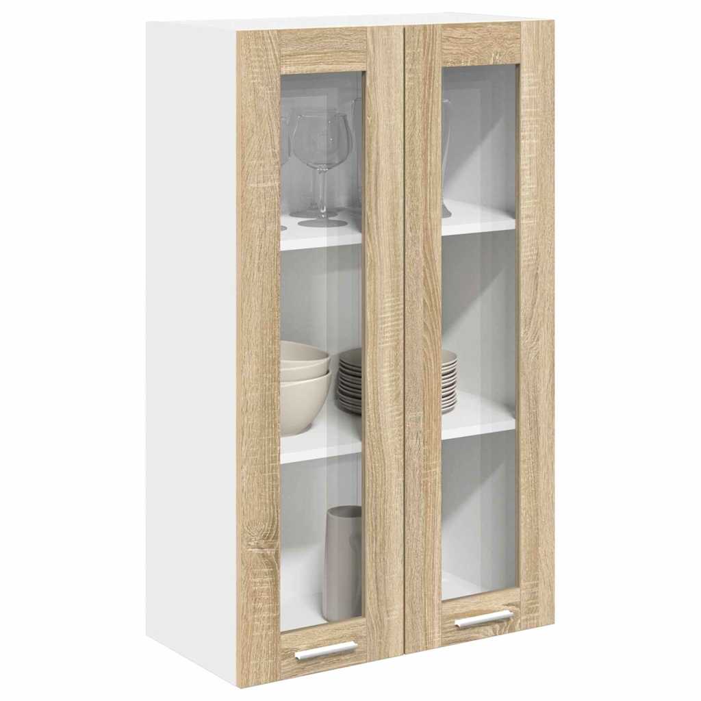 Hanging Cabinet with Shelf Riga Sonoma Oak 60 x 31 x 100 cm
