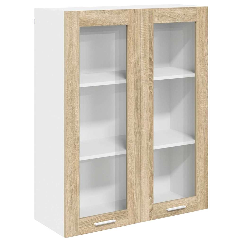Hanging Cabinet with Shelf Riga Sonoma Oak 80 x 31 x 100 cm