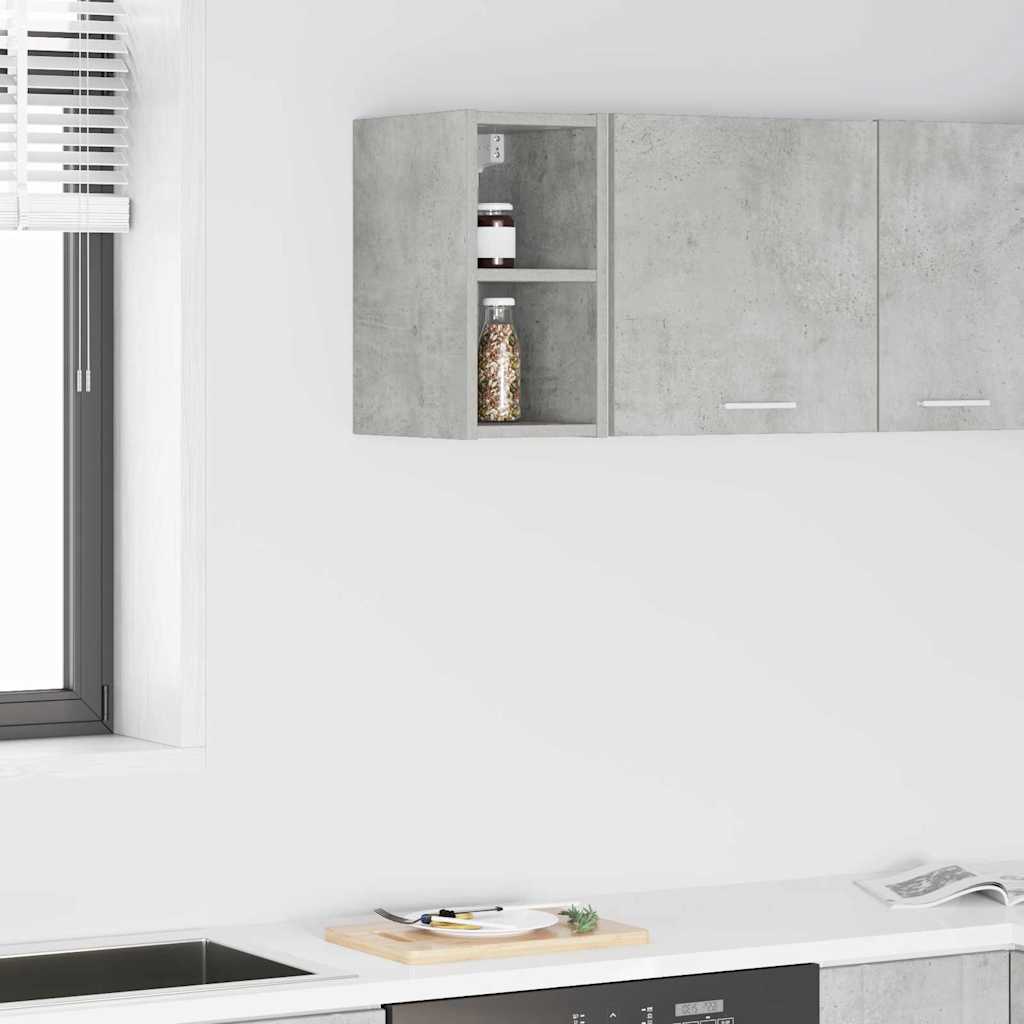 Hanging Cabinet with Shelf Riga Concrete Grey 20 x 29.5 x 40 cm