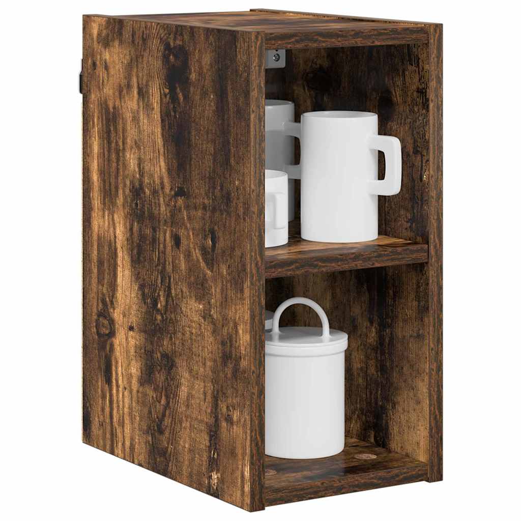 Hanging Cabinet with Shelf Riga Smoked Oak 20 x 29.5 x 40 cm